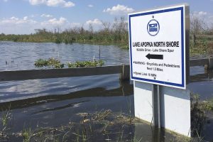 Flooding at the Lake Apopka North Shore Wildlife Drive
