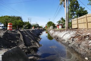 Construction of a cost-share project in Merrit Island
