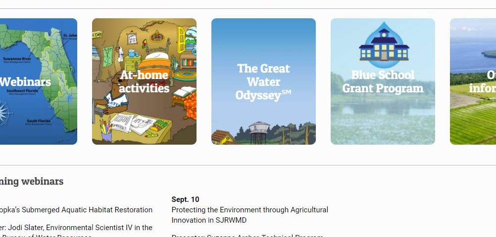 Image buttons from the Education page