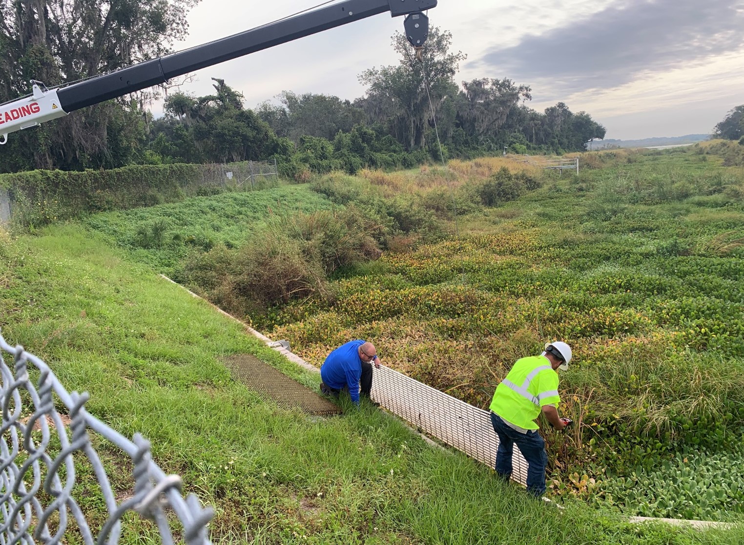 District Operation and Maintenance staff are actively preparing for the anticipated rainfall from Hurricane Ian