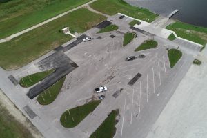 The Headwaters Lake parking lot will be temporarily closed for resurfacing.